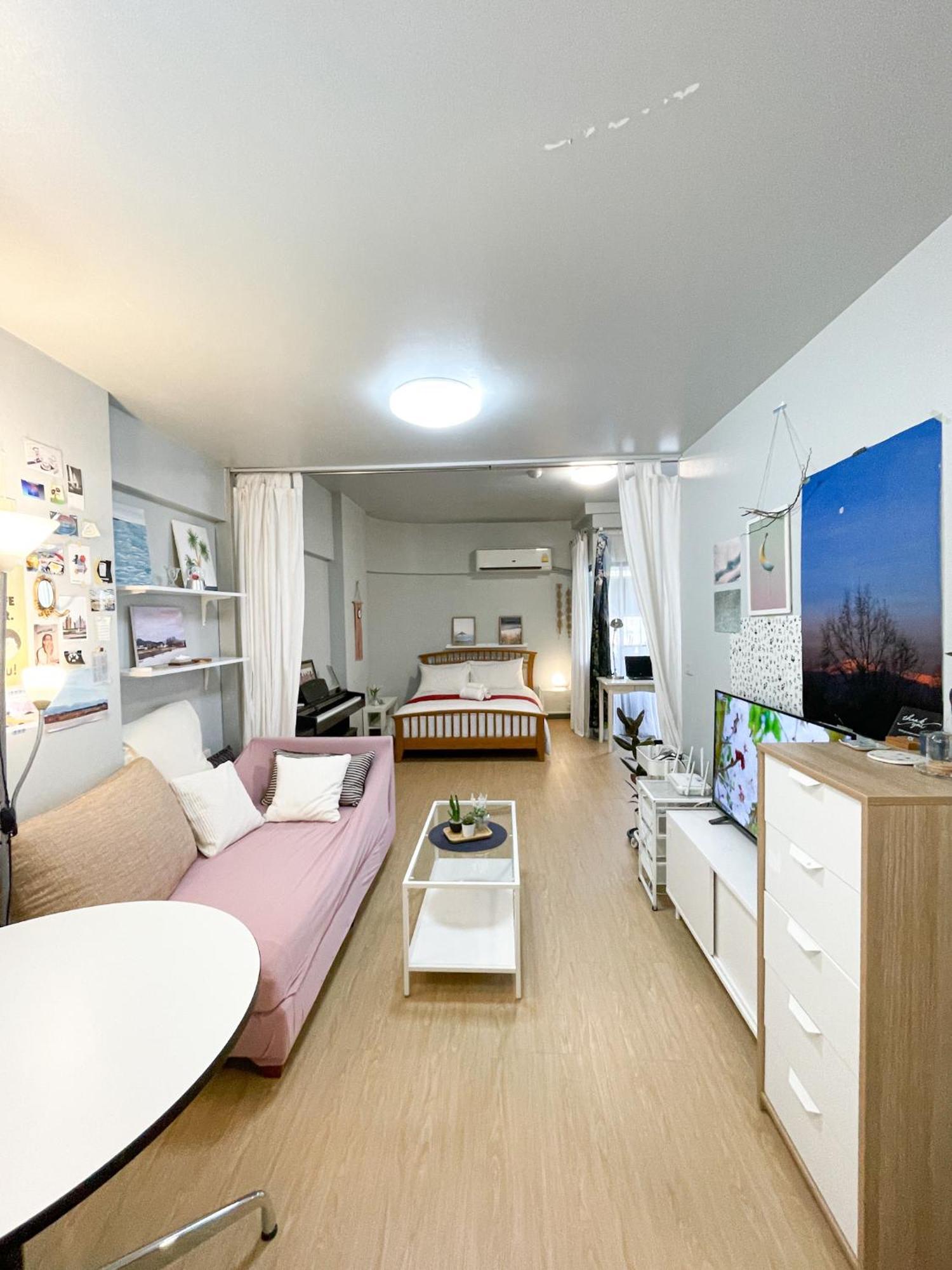 Tower Resident In The Heart Of Bangkok Shopping Center Apartment Makkasan Bagian luar foto